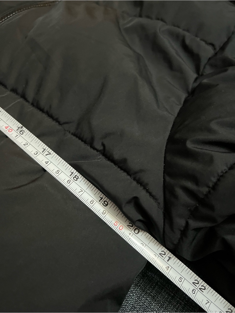 All in Motion Black Puffer Jacket Hooded Full Zip Water Wind Resistant - Picture 7 of 8